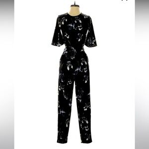 H&M Floral Jumpsuit with Flutter Sleeves